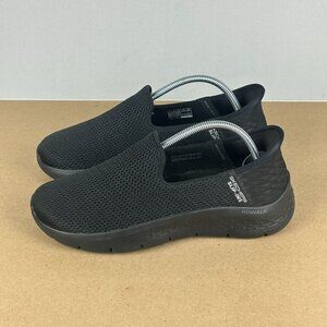 Skechers Slip-Ins Go Walk Flex Relish Handsfree Shoes Womens 7 Wide Black